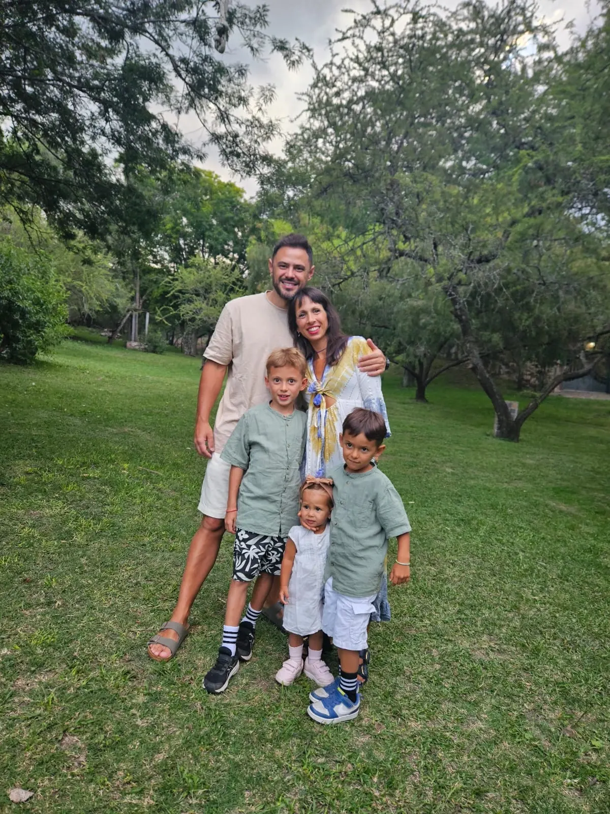 Jesica, Pablo y familia